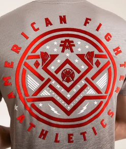 Tops|Graphic T-Shirts | American Fighter Redrock T-Shirt Desert Taupe Tetris