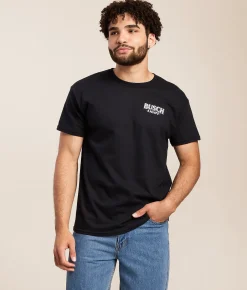 JEDCo Red White & Busch Light T-Shirt Black Best
