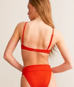 Swimsuits | Billabong Reese Underwire Swim Top Sunset Red