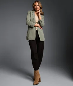 Tops|Coats & Jackets | Buckle Black Refined Edit - Knit Blazer Oatmeal