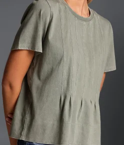 Tops | Buckle Black Refined Edit - Pleated Top Cannoli Cream