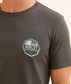 Hurley Refractor T-Shirt Raven Clearance