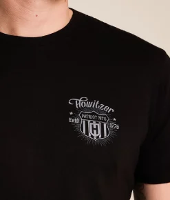 Howitzer Regal Burst T-Shirt Black Sale