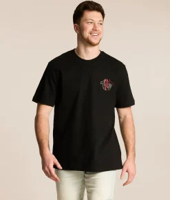 True Religion Registered T-Shirt Jet Black New