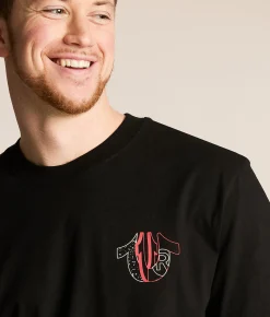 True Religion Registered T-Shirt Jet Black New