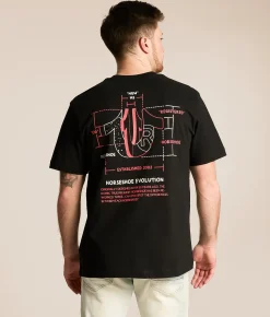 True Religion Registered T-Shirt Jet Black New