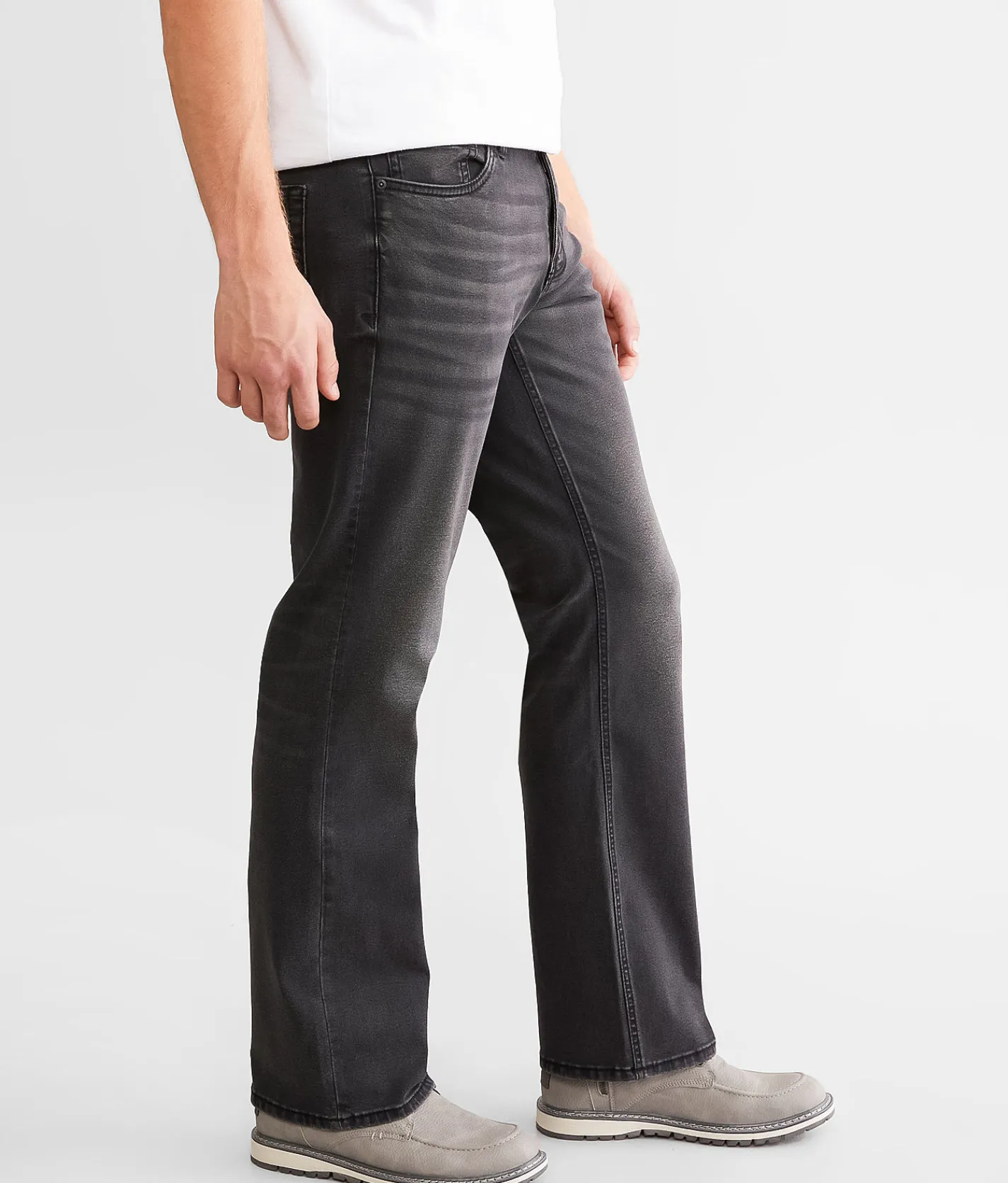 Reclaim Regular Boot Stretch Jean Black Hot