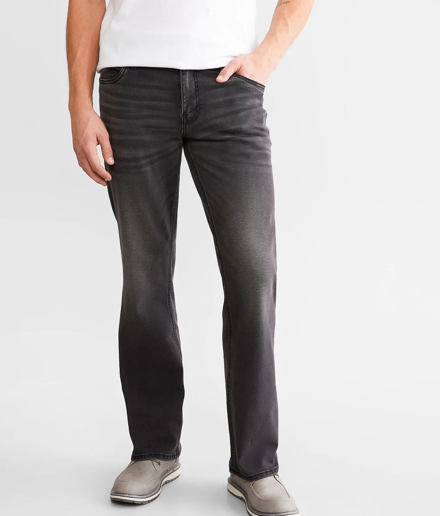 Reclaim Regular Boot Stretch Jean Black Hot