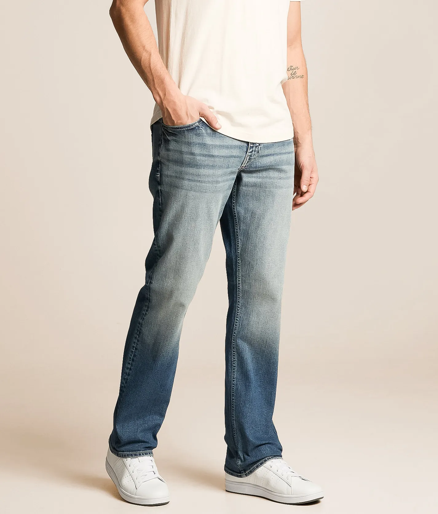 Bottoms | Reclaim Regular Straight Stretch Jean Hugo