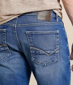 Bottoms|Jeans | Reclaim Regular Straight Stretch Jean Saxony