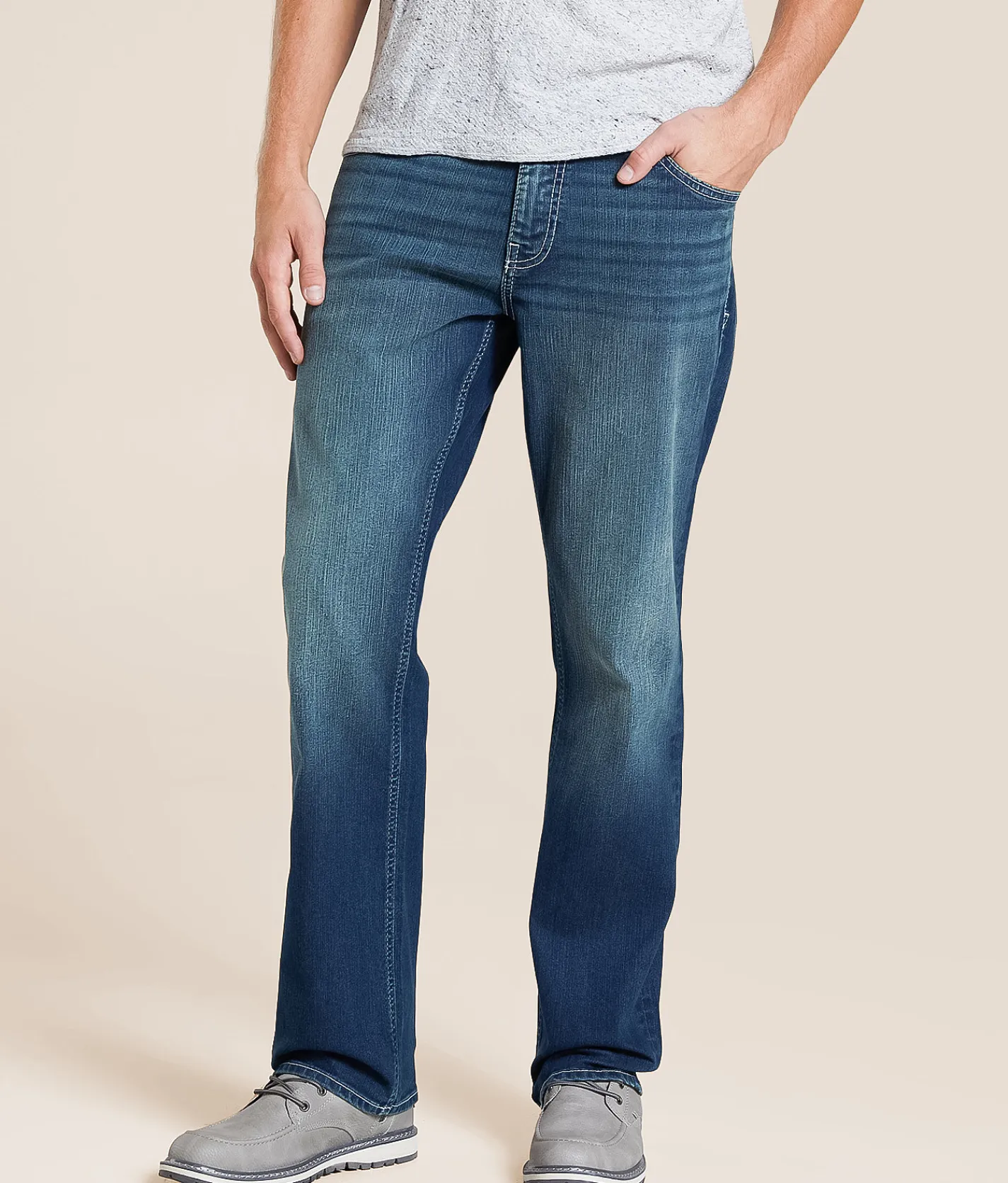 Bottoms|Jeans | Reclaim Regular Straight Stretch Jean Toucanet