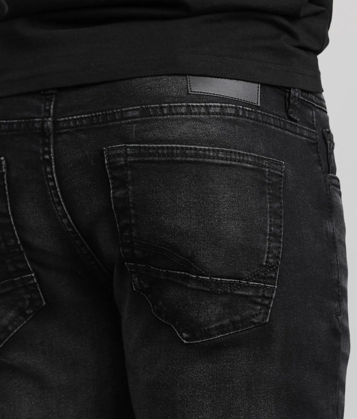 Bottoms|Jeans | Reclaim Regular Straight Stretch Jean Black