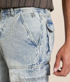 Shorts | R3bel Denim Relaxed Cargo Short Light Vintage