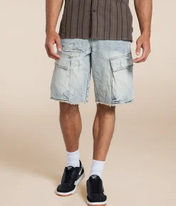 Shorts | R3bel Denim Relaxed Cargo Short Light Vintage