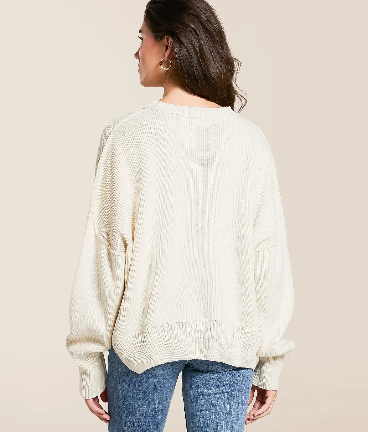 Tops | Double Zero Relaxed Dolman Sweater Sky Blue