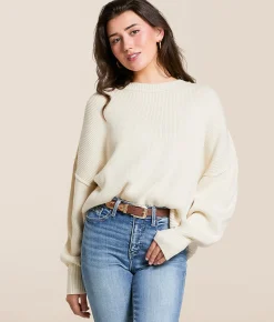 Tops | Double Zero Relaxed Dolman Sweater Sky Blue