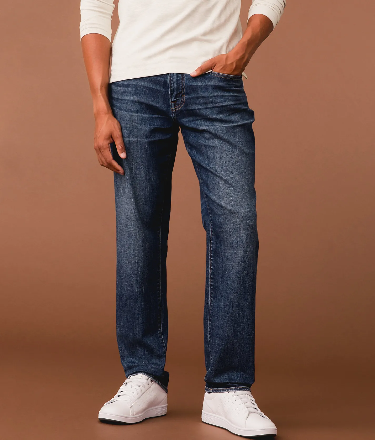 Bottoms | Outpost Makers Relaxed Straight Stretch Jean Moretti