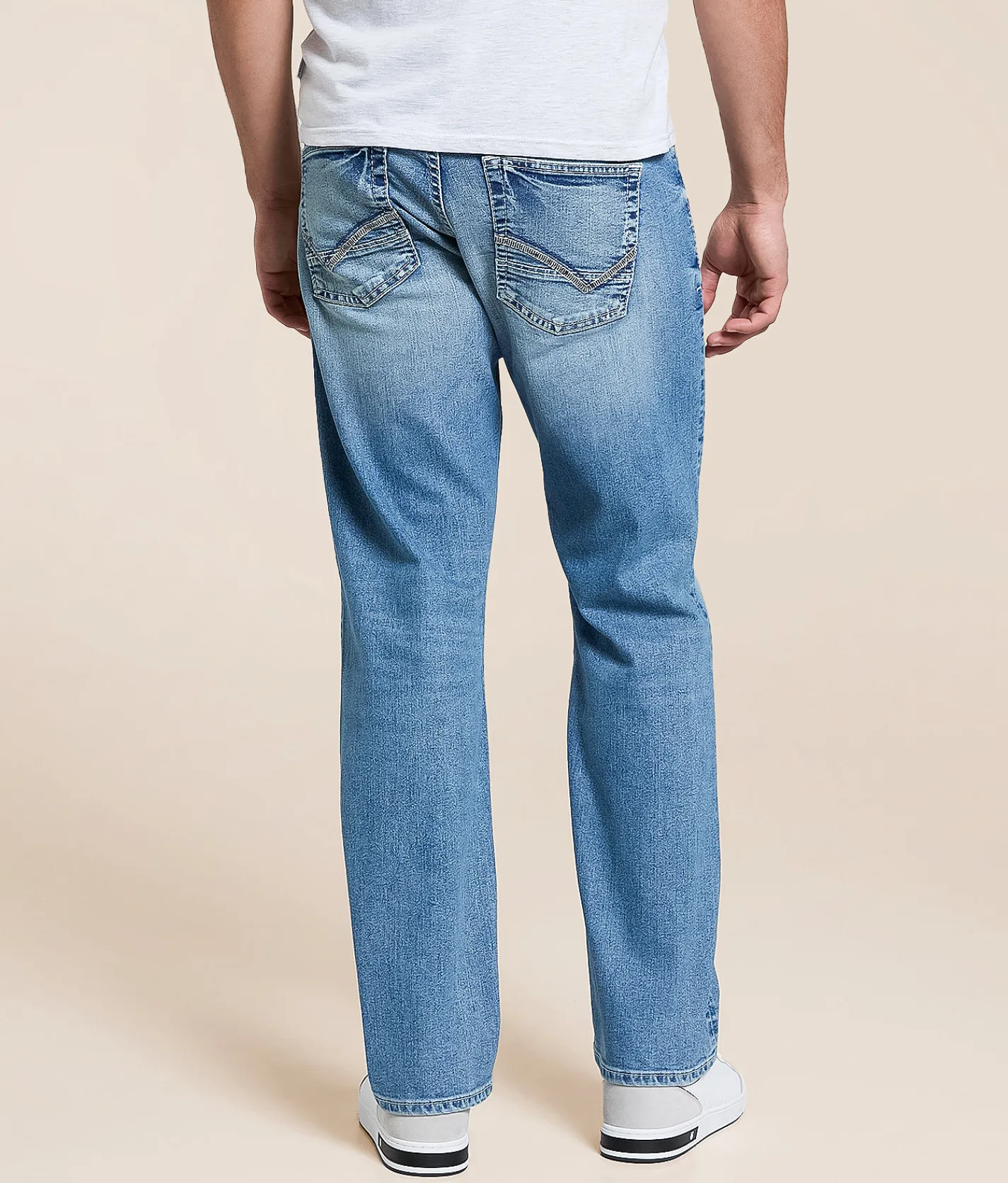 Bottoms | Reclaim Relaxed Straight Stretch Jean Orpington