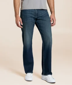 Reclaim Relaxed Straight Stretch Jean Demetrius Discount