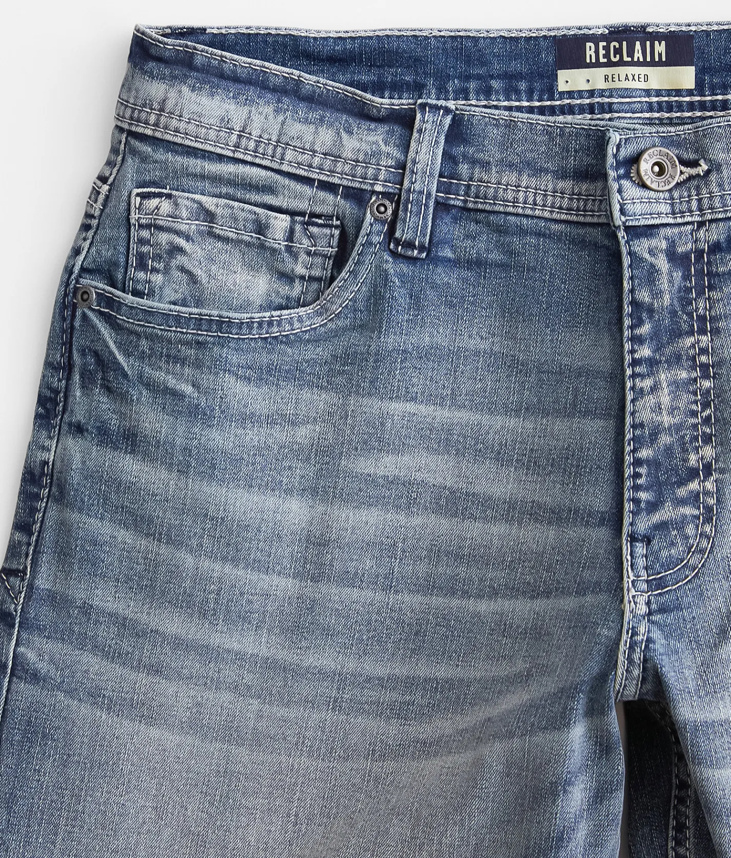 Sale Jeans|Bottoms | Reclaim Relaxed Straight Stretch Jean Leo