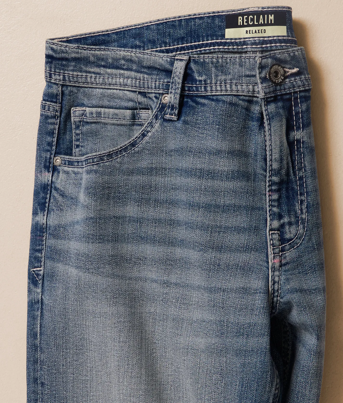 Reclaim Relaxed Straight Stretch Jean Willy Clearance