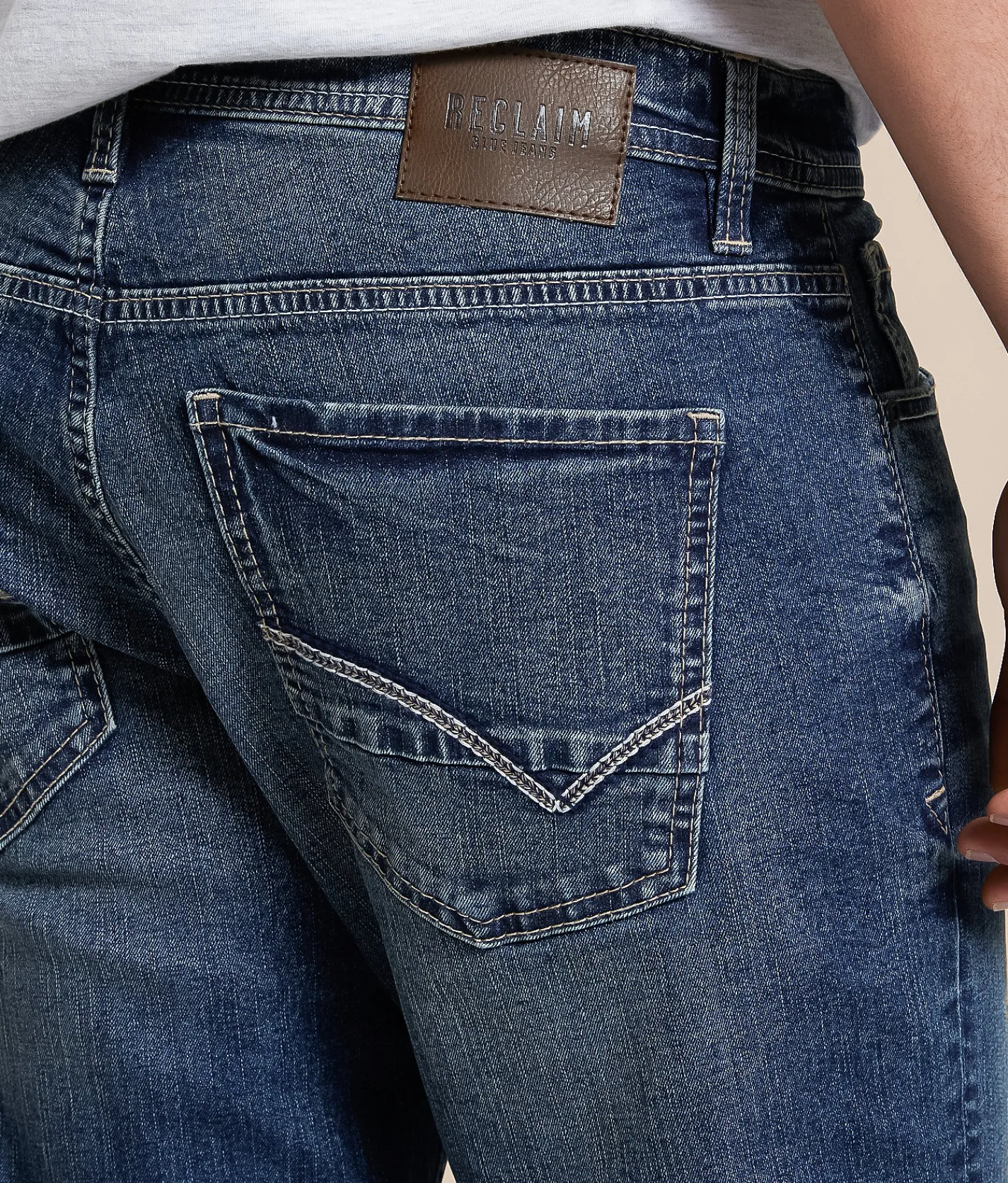 Reclaim Relaxed Straight Stretch Jean Beltsville Discount