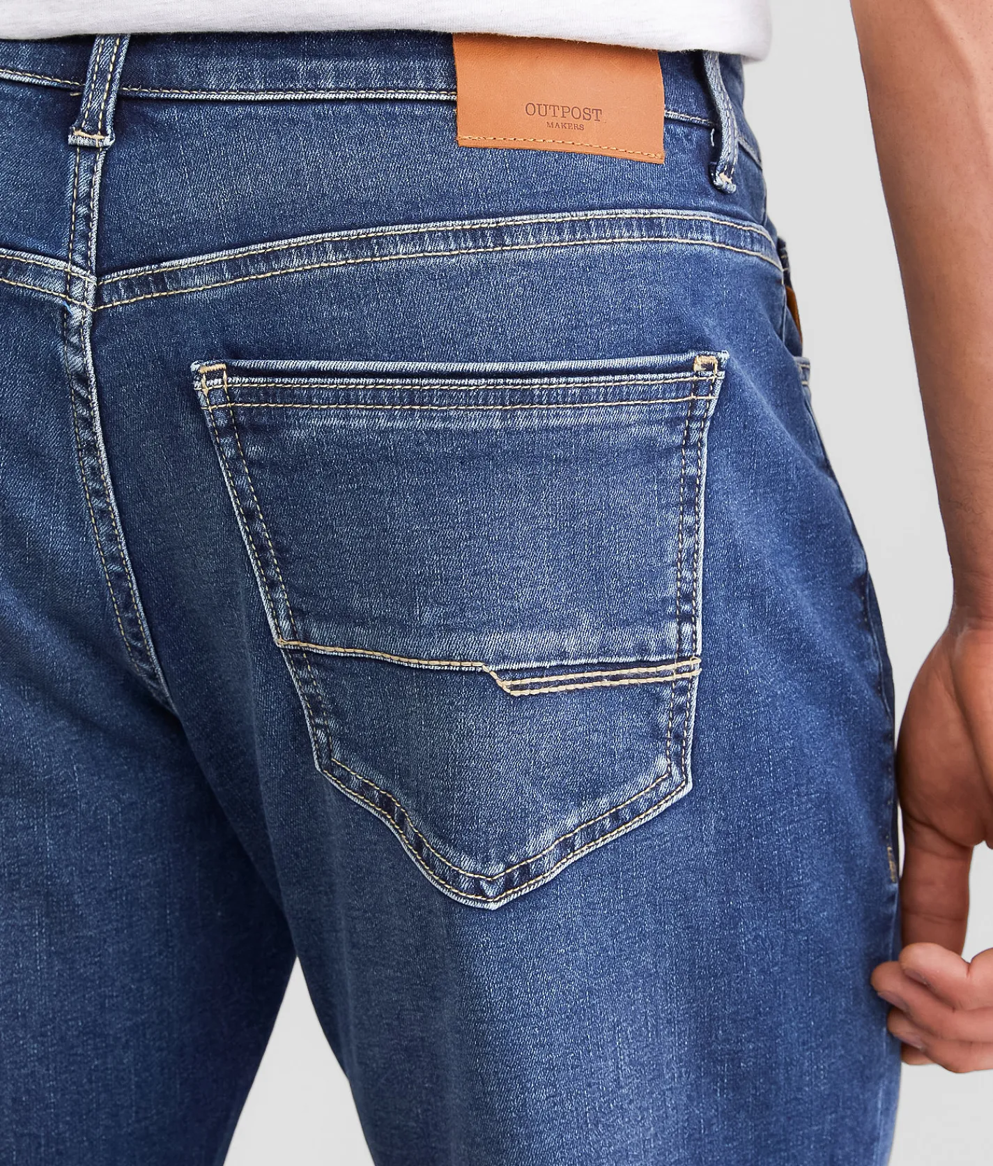 Outpost Makers Relaxed Straight Stretch Jean Hanwoo