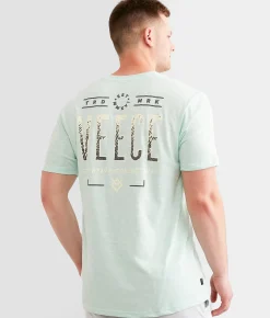 Veece Remaining T-Shirt Arctic Teal White