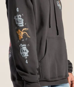 Tops | Sullen Removal Service Hooded Sweatshirt Vintage Black