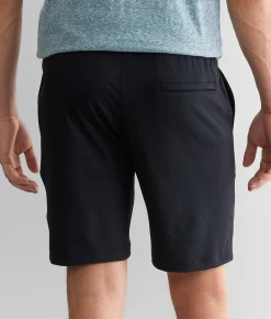 Bottoms|Activewear | BKE Renley Performance Knit Short Jet Black