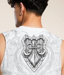 Affliction Repent Muscle Tank Top White Best