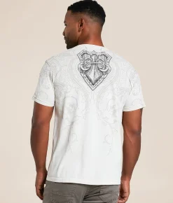 Tops|Graphic T-Shirts | Affliction Repent T-Shirt Off White