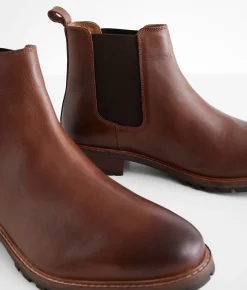Reserved Footwear Theo Leather Chelsea Boot Brown Discount