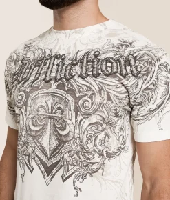 Affliction Residual Chaos T-Shirt Antique White Online