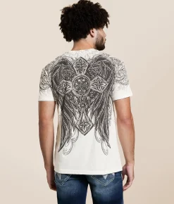 Affliction Residual Chaos T-Shirt Antique White Online