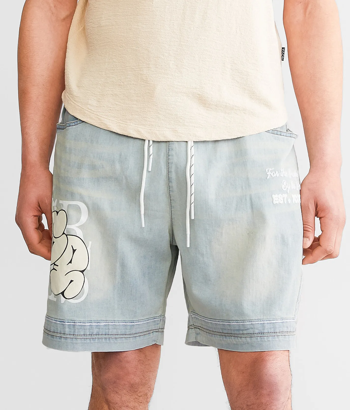 Bottoms|Shorts | Smoke Rise® Resort Denim Stretch Short Elm Blue
