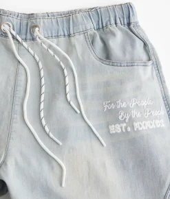 Bottoms|Shorts | Smoke Rise® Resort Denim Stretch Short Elm Blue