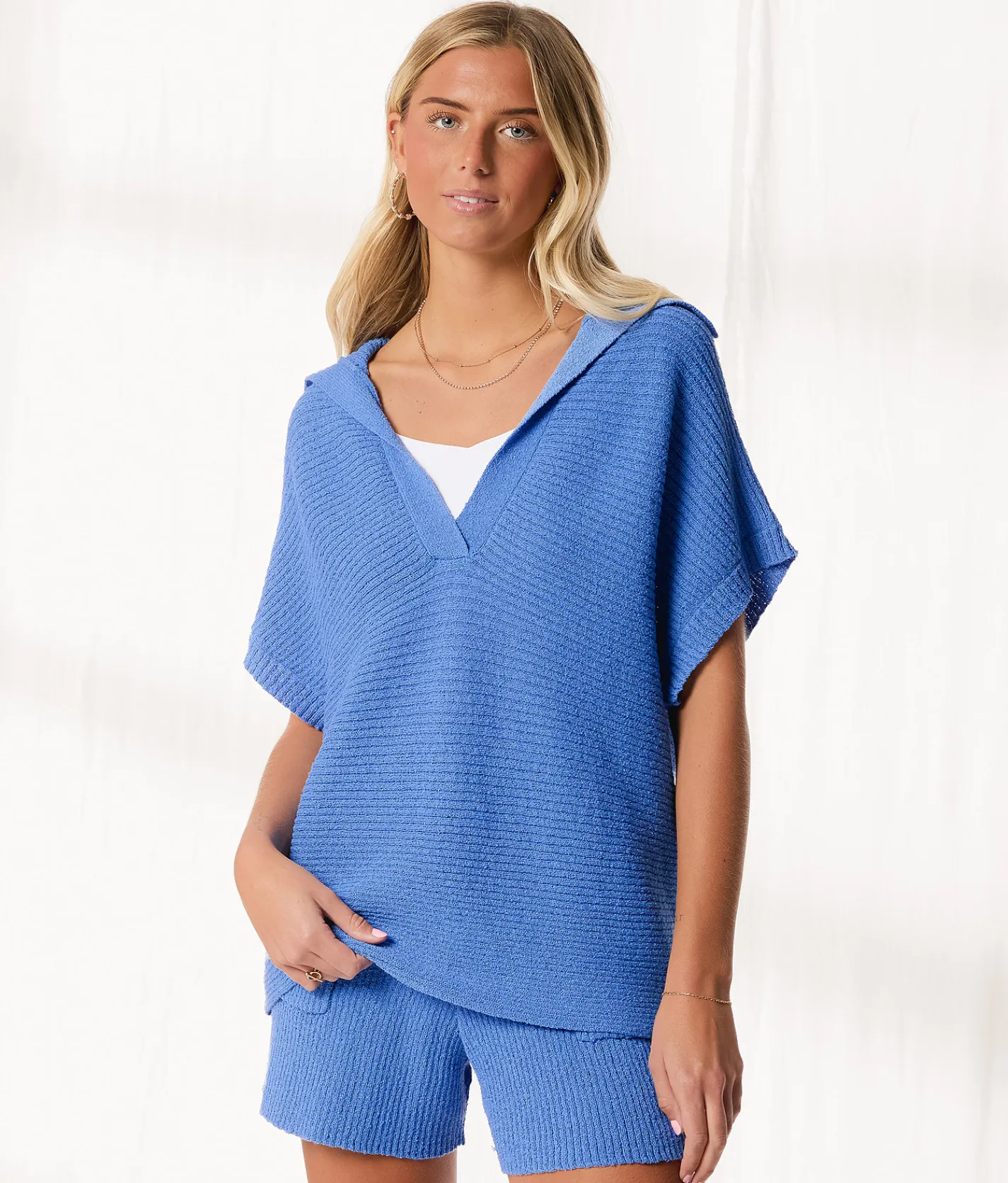 Tops | BKE Resort Edit - Johnny Collar Sweater Regatta