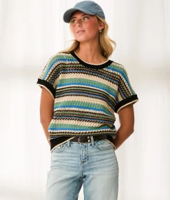 Tops | BKE Resort Edit - Striped Sweater Multi