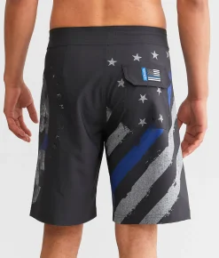 Bottoms|Swimwear | Howitzer Respect Spartan Stretch Boardshort Black