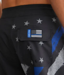 Bottoms|Swimwear | Howitzer Respect Spartan Stretch Boardshort Black