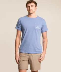 Fieldstone Retriever Hustle T-Shirt Washed Denim Best
