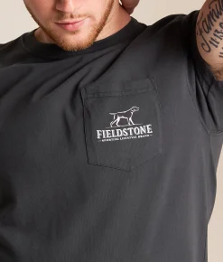 Tops|Graphic T-Shirts | Fieldstone Retriever Puppy T-Shirt Pepper