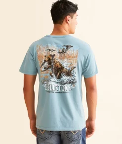 Fieldstone Retriever Splash T-Shirt Ice Blue Clearance