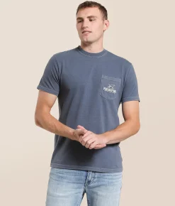 Tops|Graphic T-Shirts | Fieldstone Retrievers Watch T-Shirt Denim