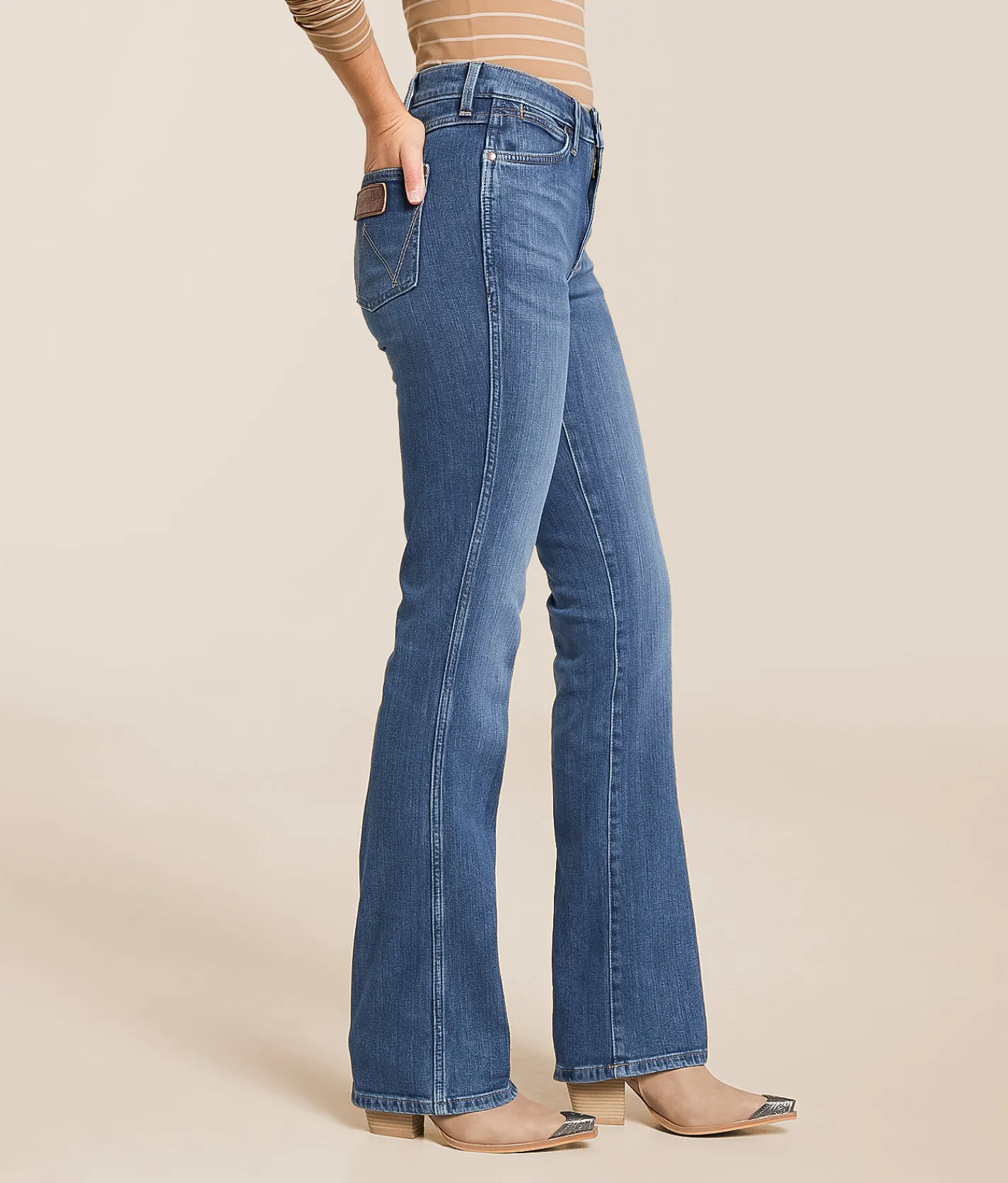Wrangler® Retro Bailey High Rise Boot Stretch Jean London Discount