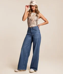 Wrangler® Retro Bailey High Rise Wide Leg Jean Yvette Discount