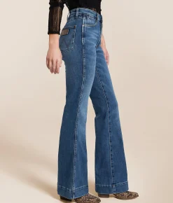 Jeans|Bottoms | Wrangler® Retro Bailey Trouser Stretch Jean Viviana