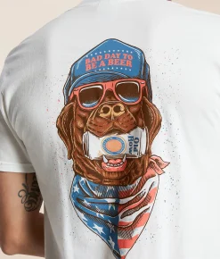 Tops|Graphic T-Shirts | Old Row Retro Can T-Shirt White
