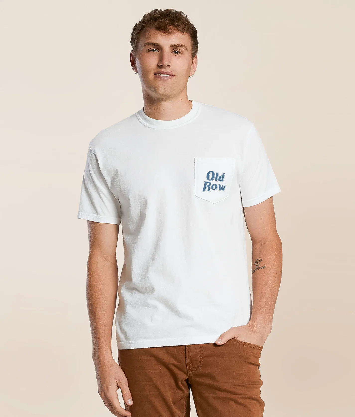 Tops|Graphic T-Shirts | Old Row Retro Can T-Shirt White